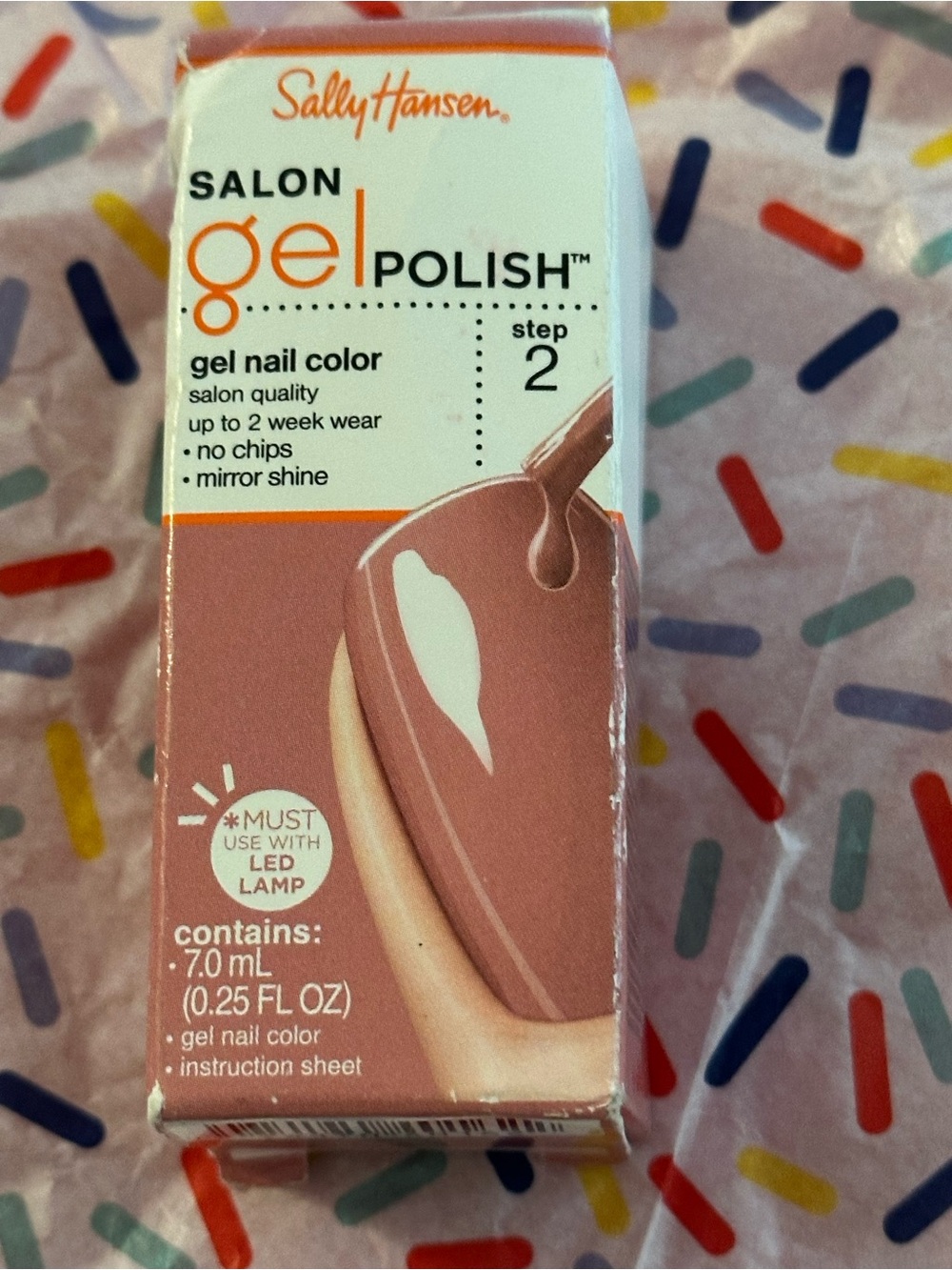 Sally Hansen Salon Gel Polish - Dusty Rose Gel Nail Color